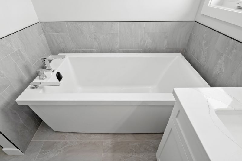 Refinished Bathtub in a Modern Bathroom